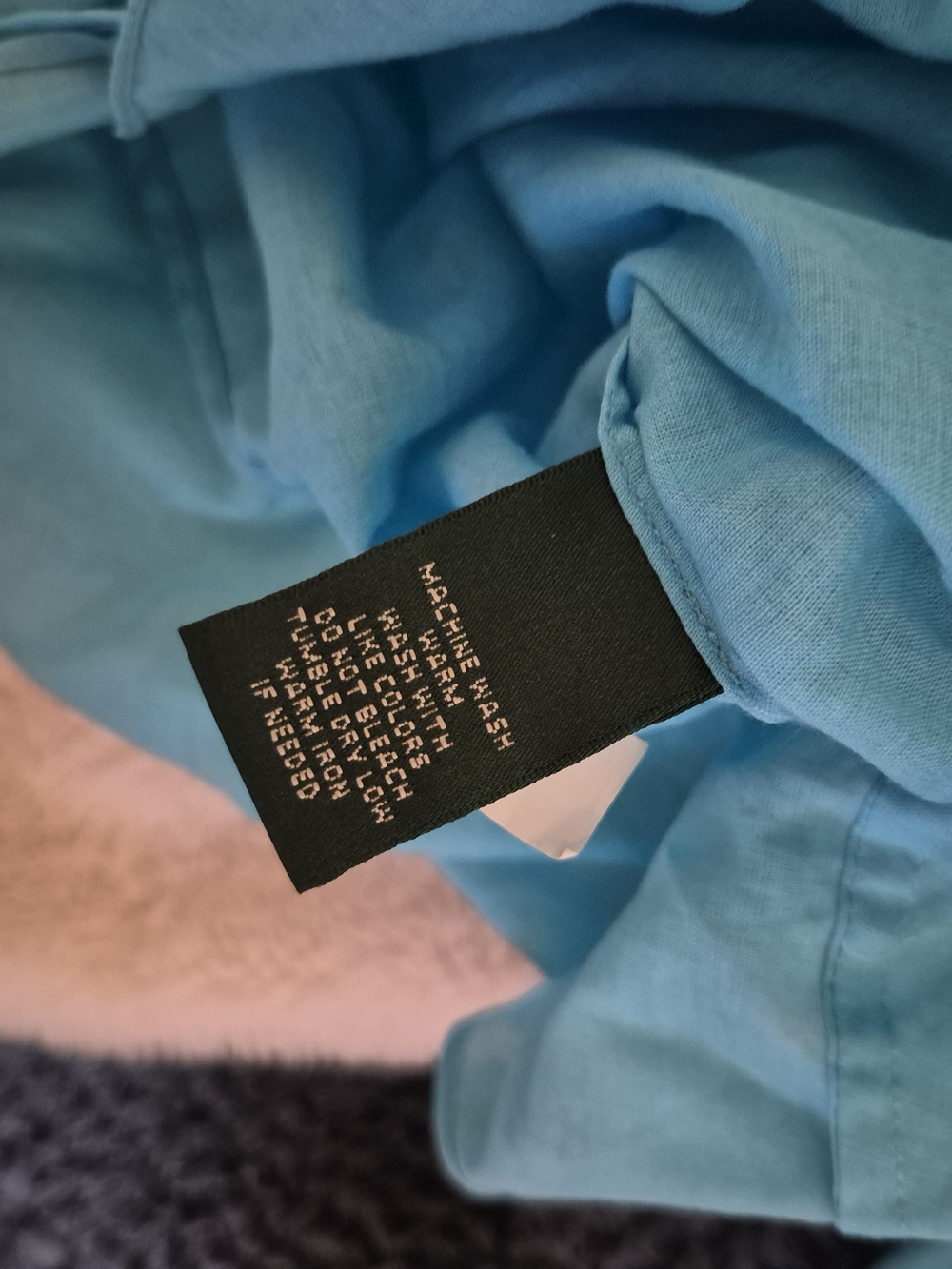 Ralph Lauren Turquoise Sheer Ruffled Wrap Blouse - Picture 8 of 10